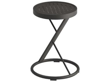 Tropitone Patterned Boulevard Aluminum 14'' Wide Round End Table TP811994SB