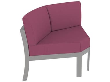 Tropitone Kor Cushion Aluminum Curved Corner Lounge Chair TP901610CC