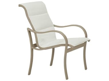 Tropitone Shoreline Padded Sling Aluminum Dining Arm Chair TP960237PS