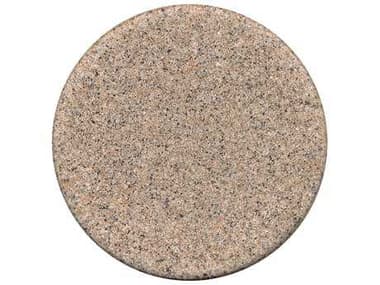 Tropitone Stoneworks Faux Granite Stone 36'' Wide Round Solid Table Top with Umbrella Hole TPFG36RU