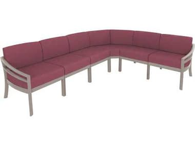 Tropitone Kor Cushion Aluminum Sectional Lounge Set TPKORSECSET3