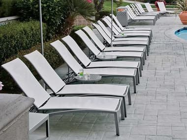 Tropitone South Beach Relaxed Sling Aluminum Lounge Set TPSOUTHBLNGSET2
