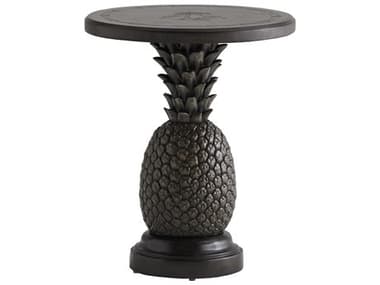 Tommy Bahama Outdoor Alfresco Living Aluminum Pineapple 18''Wide Round End Table TR3100202