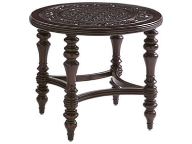 Tommy Bahama Outdoor Black Sands Cast Aluminum 28'' Round End Table TR3235950