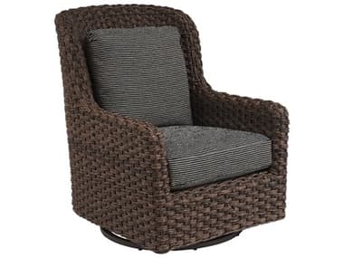 Tommy Bahama Outdoor Kilimanjaro Wicker Rich Tobacco Swivel Glider Lounge Chair TR335010SG