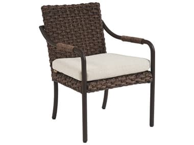Tommy Bahama Outdoor Kilimanjaro Wicker Rich Tobacco Dining Arm Chair TR335013