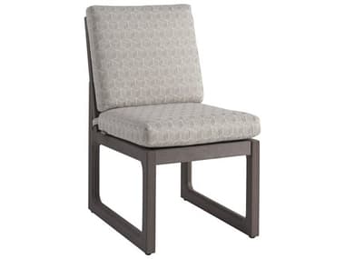 Tommy Bahama Outdoor Mozambique Synthetic Teak Taupe Gray Dining Side Chair TR337012