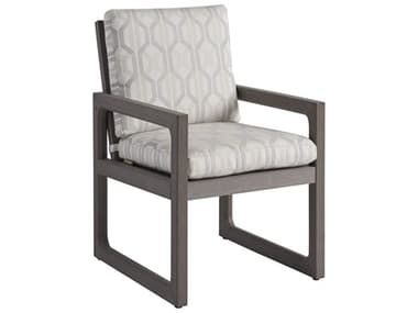 Tommy Bahama Outdoor Mozambique Synthetic Teak Taupe Gray Dining Arm Chair TR33701340