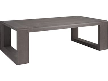 Tommy Bahama Outdoor Mozambique Synthetic Teak Taupe Gray 51''W x 28.5''D Rectangular Coffee Table TR3370947