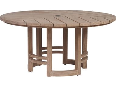 Tommy Bahama Outdoor Stillwater Cove Teak Light Taupe Table Base for Round Dining Table TR3450870TB