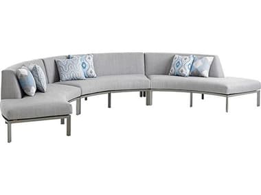 Tommy Bahama Outdoor Del Mar Cast Aluminum Sectional Lounge Set TR380052S40