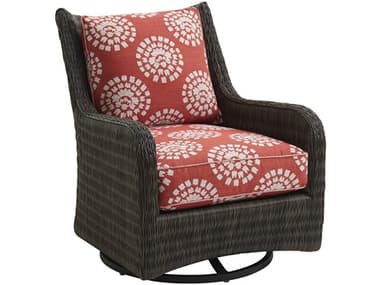 Tommy Bahama Outdoor Cypress Point Ocean Terrace Wicker Occasional Swivel Glider Chair TR390010SG
