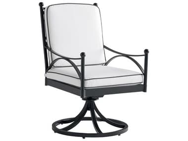 Tommy Bahama Outdoor Pavlova Aluminum Cushion Swivel Rocker Dining Arm Chair TR391113SR01