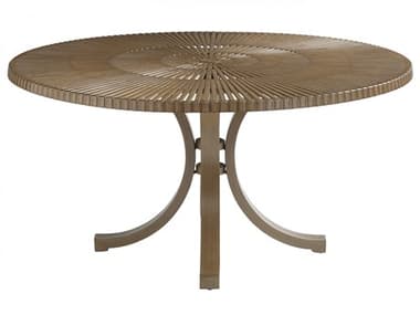 Tommy Bahama Outdoor St Tropez Aluminum 59''Wide Round Dining Table with Umbrella Hole TR3925875CT3925875TB
