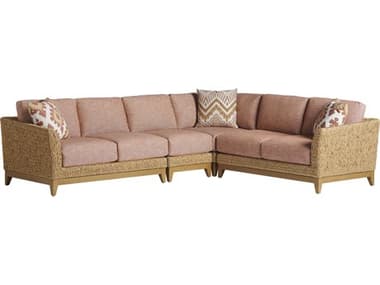 Tommy Bahama Outdoor Los Altos Valley View Wicker Sectional Lounge Set TR393050S40