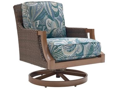 Tommy Bahama Outdoor Harbor Isle Wicker Swivel Rocker Lounge Chair TR393511SR