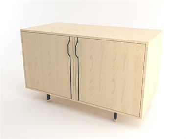 Tronk Design Chapman Storage Collection 47'' Maple Wood Navy Sideboard TROCHP2U2DOMPLNV