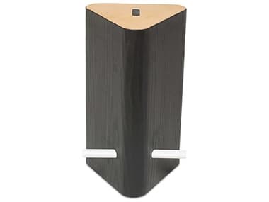 Tronk Design Moose Leather Upholstered Oak Wood Counter Stool TROMOOSCTR