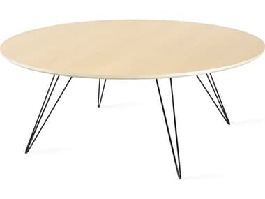 Tronk Design Williams Round Wood Coffee Table TROWILCOFCIR