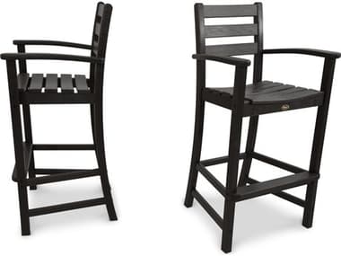 Trex® Outdoor Furniture™ Monterey Bay Recycled Plastic 2 Piece Bar Chair Set TRXTXS1201