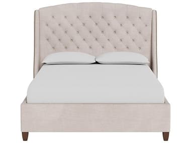 Universal Furniture Halston Bed White Upholstered Queen Panel UF552250CFHFR