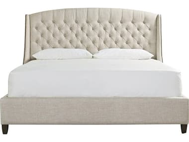 Universal Furniture Halston Bed White Upholstered King Panel UF552260CFHFR