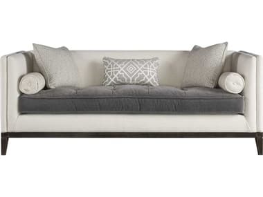 Universal Furniture Hartley 83" Revolution Waltz Espresso Beige Fabric Upholstered Sofa UF678501610