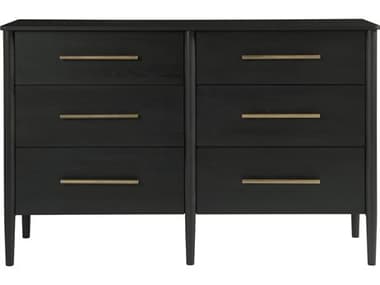 Universal Furniture Langley Licorice / Light Bronze 6 Drawers Double Dresser UF705040