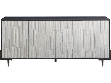 Universal Furniture Curated Ols 80" Rubberwood Onyx Media Console UF915A964