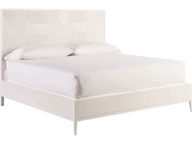 Universal Furniture Miranda Kerr Malibu White Lacquer Solid Wood Queen Platform Bed UF956250B
