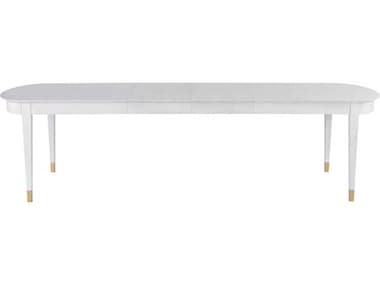 Universal Furniture Miranda Kerr Marion 78-114" Extendable Oval Wood Alabaster Dining Table UF956A653