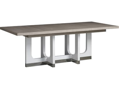 Universal Furniture Modern Marley 88" Rectangular Wood Pumice Dining Table UF964755