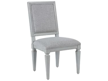 Universal Furniture Summer Hill Woven Gray Fabric Upholstered Side Dining Chair UF986634PRTA
