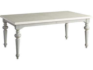 Universal Furniture Summer Hill 76-116" Rectangular Wood French Gray Dining Table UF986652