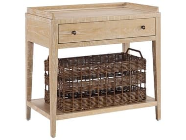 Universal Furniture Modern Farmhouse Rustic Natural Oak One-Drawer Nightstand UFU011D355