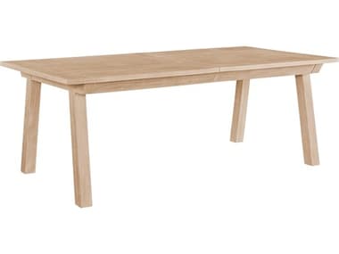 Universal Furniture Modern Farmhouse Miller 84-120" Extendable Rectangular Wood Rustic Natural Oak Dining Table UFU011D653