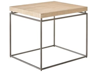 Universal Furniture Modern Farmhouse Rustic Natural Oak 24'' Wide Rectangular End Table UFU011D812