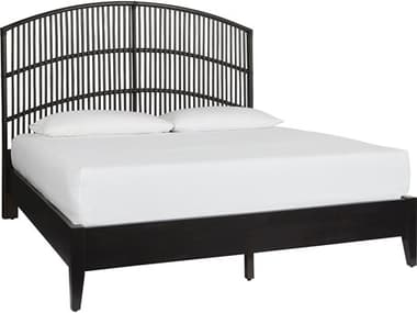 Universal Furniture Getaway Blackadore Caye Mussel Black Wood Queen Platform Bed UFU033B210B