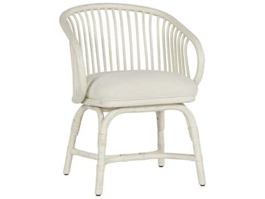 Universal Furniture Getaway Aruba White Fabric Upholstered Arm Dining Chair UFU033D637