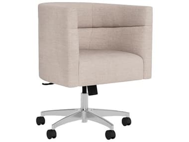 Universal Furniture Maxie Pink Upholstered Adjustable Swivel Computer Office Chair UFU140527
