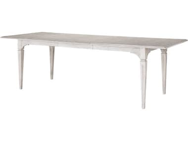 Universal Furniture Past Forward 80-102" Extendable Rectangular Wood Dover White Dining Table UFU178653
