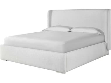 Universal Furniture Tranquility Restore Cotton Ivory White Upholstered Queen Panel Bed UFU195210B
