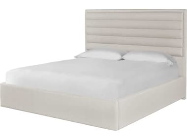Universal Furniture Tranquility Melborne Ivory Beige Upholstered King Panel Bed UFU195320B