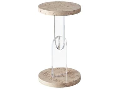Universal Furniture Tranquility Burl 12" Round Mappa End Table UFU195A817