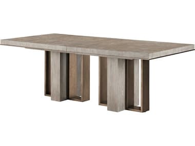Universal Furniture Erinnv Del Monte 88-112" Rectangular Wood Weathered Oak Dining Table UFU225A755