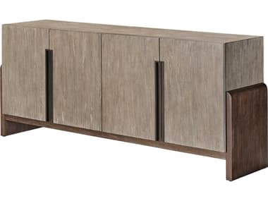 Universal Furniture Erinnv X Pescadero 83" Oak Wood Weathered Credenza Sideboard UFU225A778