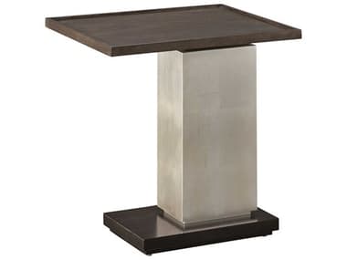 Universal Furniture Erinnv X Lucia 
 18" Rectangular Wood Silver Fox Dark Walnut End Table UFU225B802