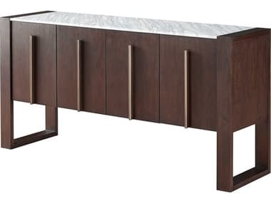 Universal Furniture Erinnv X Parma 68'' Walnut Wood Dark Credenza Sideboard UFU225D774