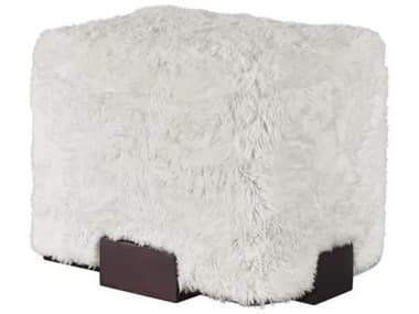 Universal Furniture Wilshire 24" White Fur Ottoman UFU25850415761