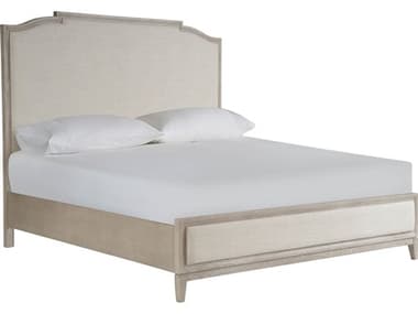Universal Furniture Coalesce Asbury Oyster Rolling Fog Beige Upholstered Queen Panel Bed UFU301210B